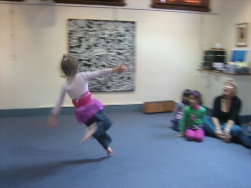 Development of dance techniques and spatial awareness