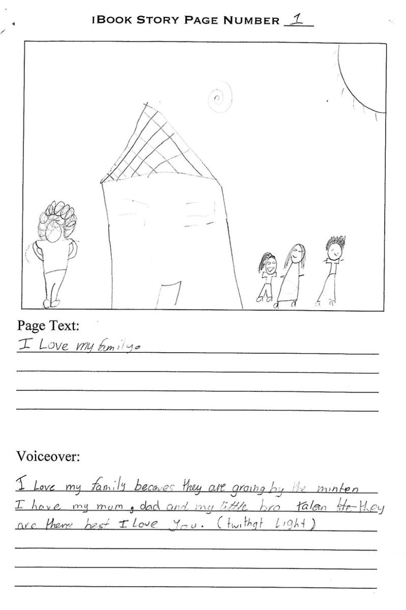 Student Example 3 storyboard pg1
